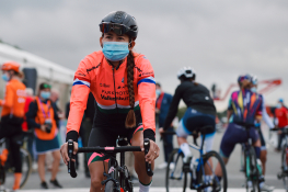 Anouska Koster (NED) at the 2020 GP de Plouay - Lorient Agglomération Trophée WNT, a 101.1 km road race in Plouay, France on August 25, 2020. Photo by Sean Robinson/velofocus.com
