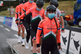 Anouska Koster (NED) at the 2020 GP de Plouay - Lorient Agglomération Trophée WNT, a 101.1 km road race in Plouay, France on August 25, 2020. Photo by Sean Robinson/velofocus.com