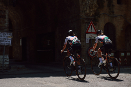 Anouska Koster (NED) at Strade Bianche - Elite Women 2020, a 136 km road race starting and finishing in Siena, Italy on August 1, 2020. Photo by Sean Robinson/velofocus.com