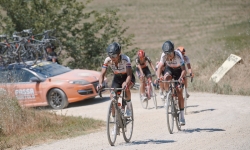 Anouska Koster (NED) at Strade Bianche - Elite Women 2020, a 136 km road race starting and finishing in Siena, Italy on August 1, 2020. Photo by Sean Robinson/velofocus.com
