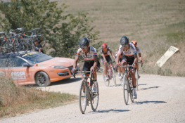 Anouska Koster (NED) at Strade Bianche - Elite Women 2020, a 136 km road race starting and finishing in Siena, Italy on August 1, 2020. Photo by Sean Robinson/velofocus.com