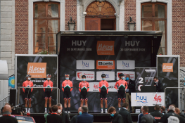 Parkhotel Valkenburg at the 2020 La Flèche Wallonne Femmes, a 124 km road race in Huy, Belgium on September 30, 2020. Photo by Sean Robinson/velofocus.com